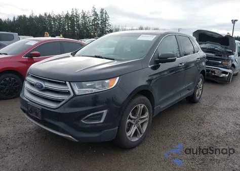 2016 Ford Edge Titanium z USA, uszkodzony, nr VIN 2FMPK4K98GBB21911